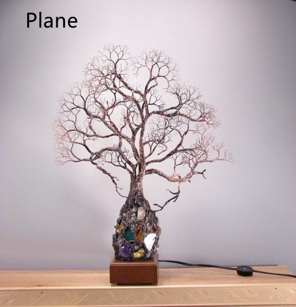 Ancient Glowing Sculpture Tree Lamp