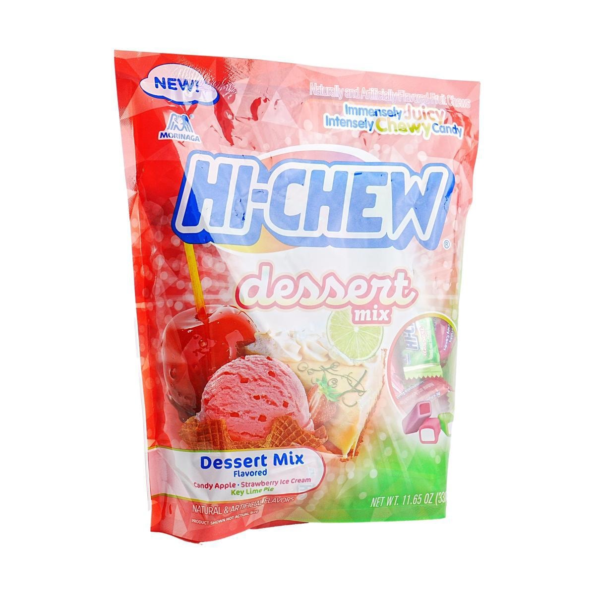 MORINAGA, Hi Chew Dessert Fruit Filled Gummy 11.65 oz, 3 Pack