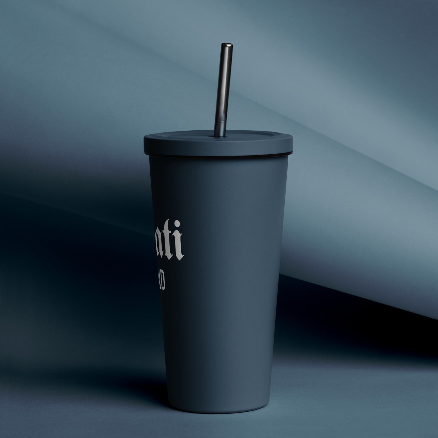 Insulated Tumbler with a Straw