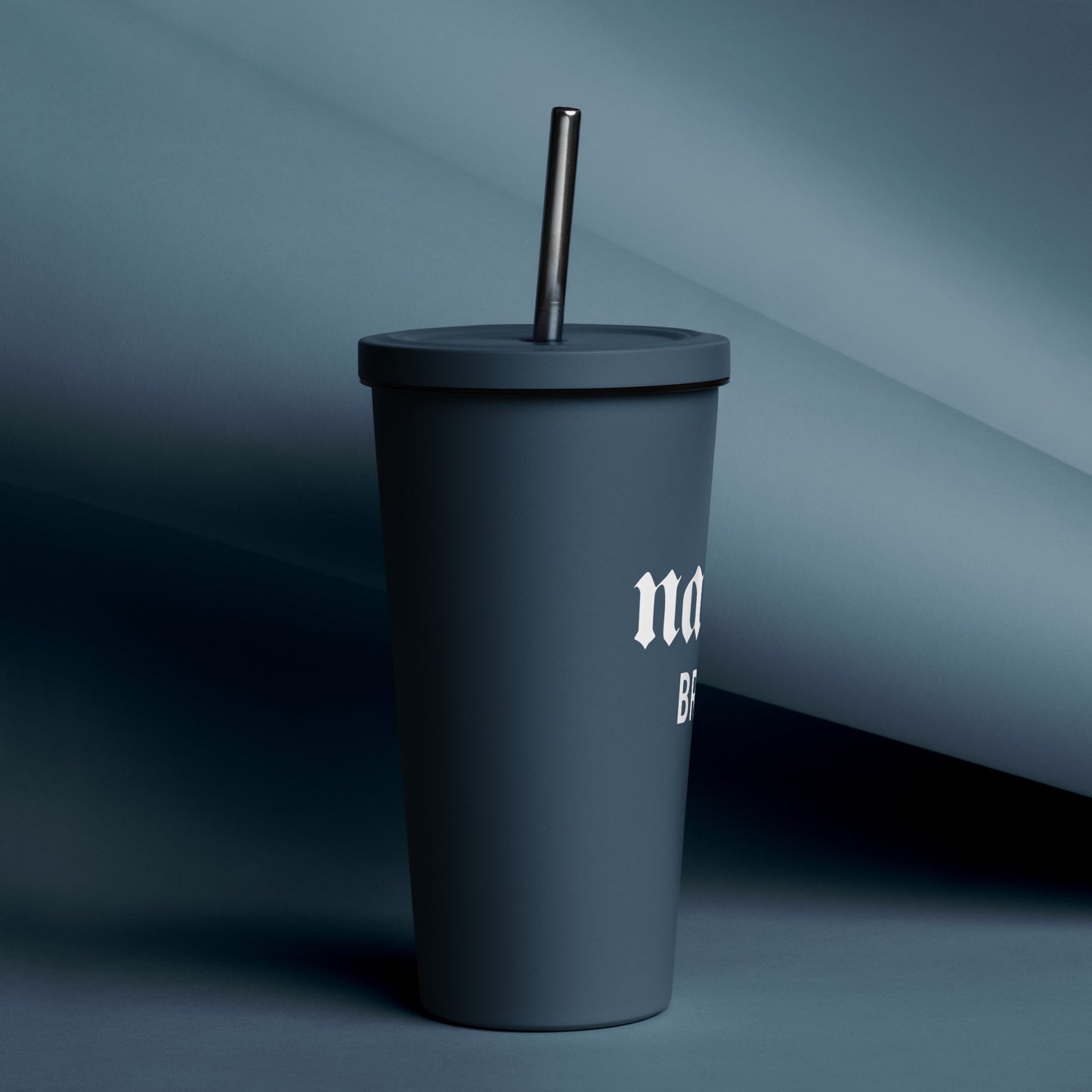 Insulated Tumbler with a Straw