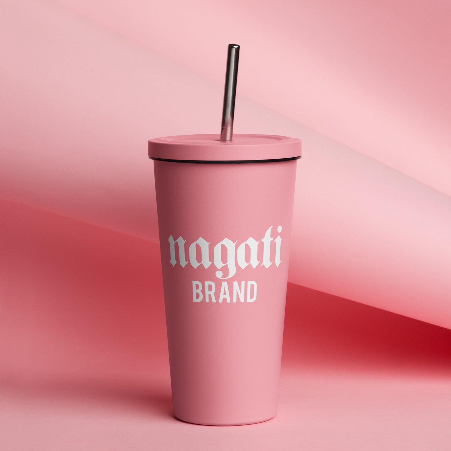 Insulated Tumbler with a Straw