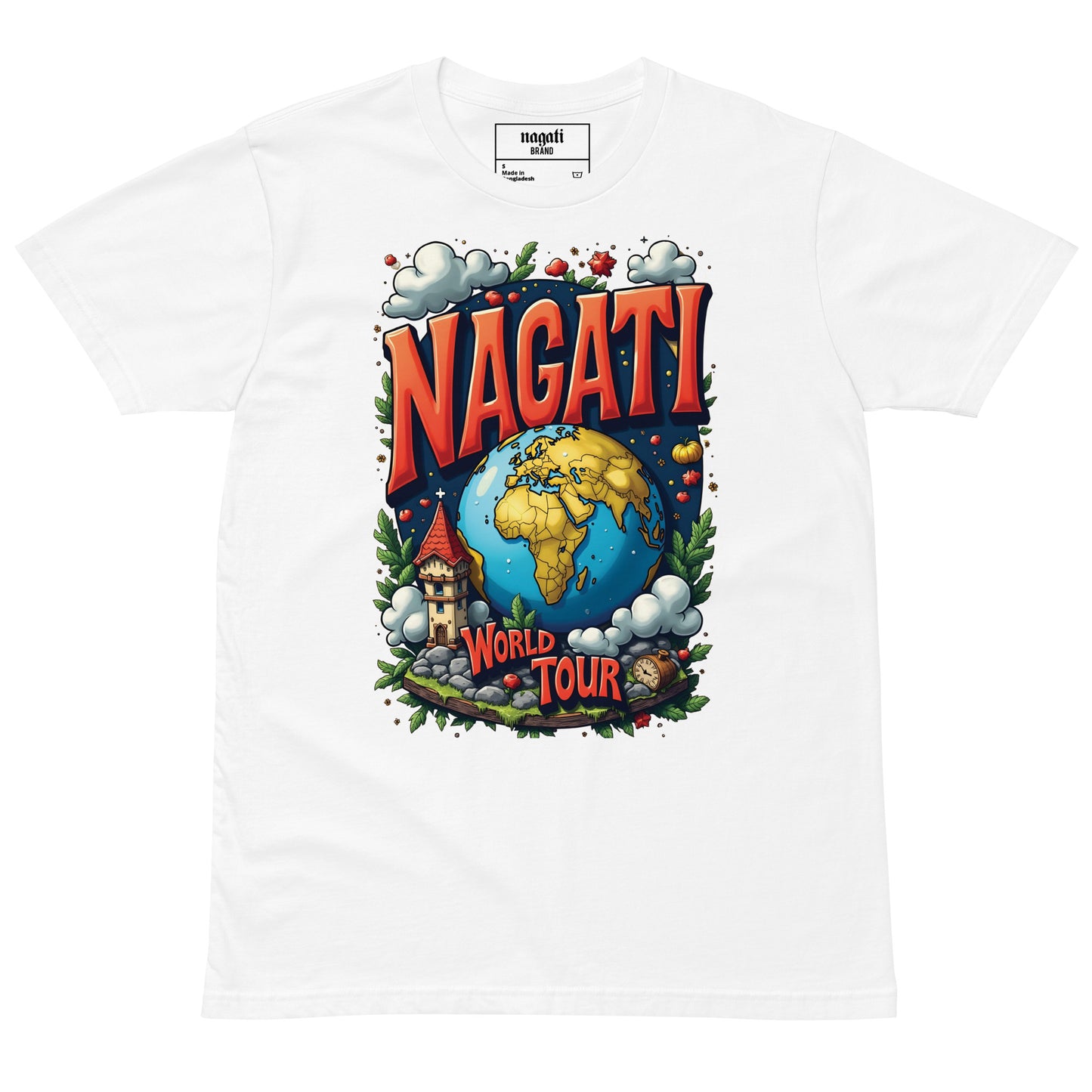 Unisex NAGATI World Tour No. 1 Premium Tee