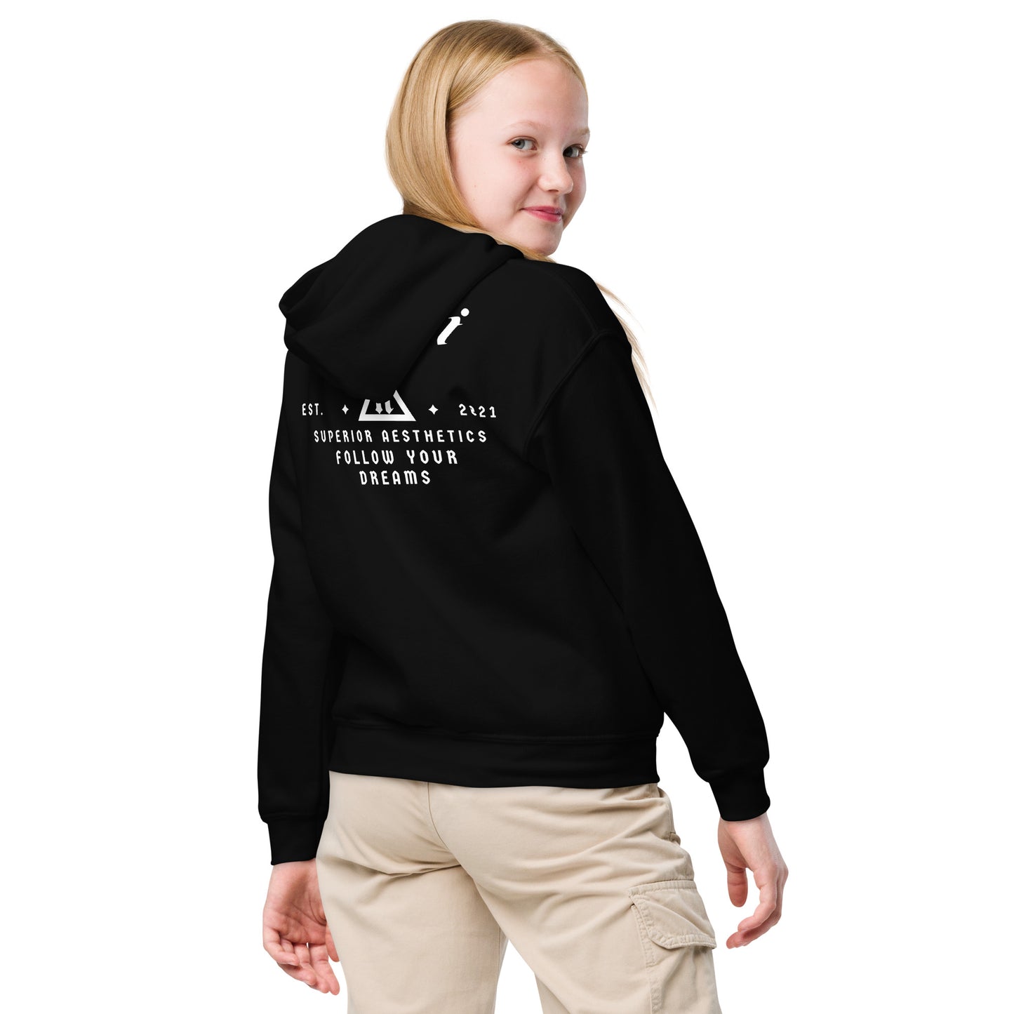 Youth Heavy Blend Brand Hoodie